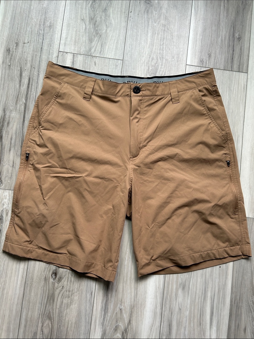 Orvis Men's Hybrid Performance Shorts - Brown Tan